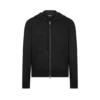Sudadera con capucha y cremallera de cachemira Sudadera con capucha y cremallera de cachemira