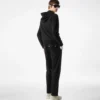 Sudadera con capucha y cremallera de cachemira Sudadera con capucha y cremallera de cachemira