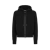 Sudadera con capucha y medio punto de merino Sudadera con capucha y medio punto de merino