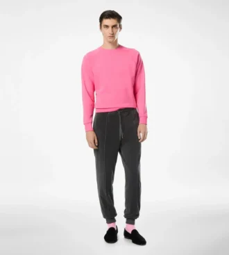 Sudadera de cuello redondo de algodón orgánico