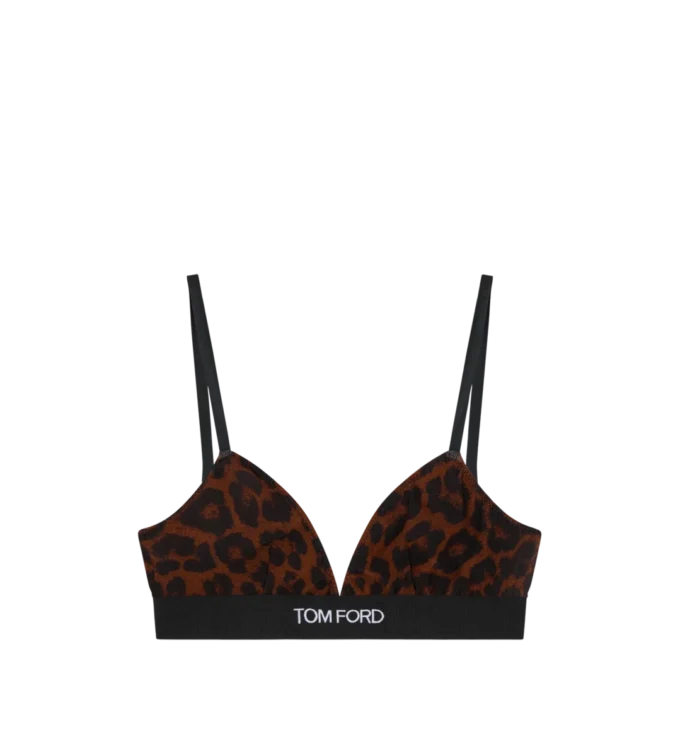Sujetador Modal Signature con estampado de leopardo reflejado Sujetador Modal Signature con estampado de leopardo reflejado