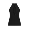 Top halter con corte
