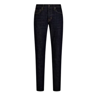 Vaqueros slim fit con ribete