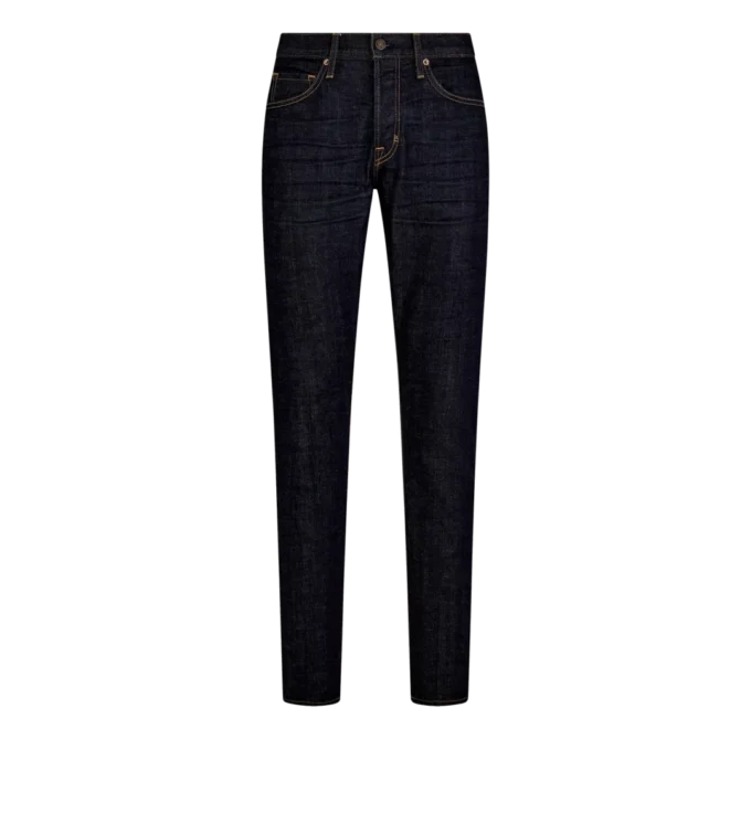 Vaqueros slim fit con ribete Vaqueros slim fit con ribete