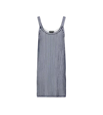 Vestido de cóctel sin mangas de seda con bordado de lentejuelas
