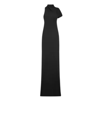 Vestido de noche asimétrico