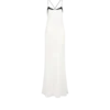 Vestido de noche camisola de seda elástica Vestido de noche camisola de seda elástica