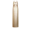 Vestido de noche con cuello en V, bordado de lentejuelas y aberturas Vestido de noche con cuello en V, bordado de lentejuelas y aberturas