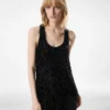 Vestido de noche con espalda nadadora