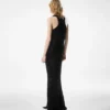 Vestido de noche con espalda nadadora