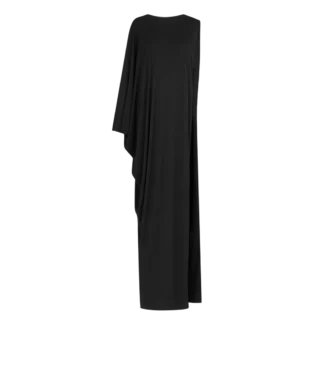 Vestido de noche de jersey crepé