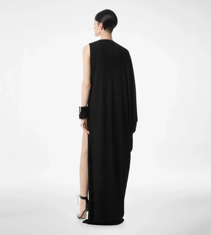 Vestido de noche de jersey crepé Vestido de noche de jersey crepé