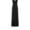 Vestido de noche drapeado sin tirantes Vestido de noche drapeado sin tirantes