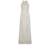 Vestido largo con cuello halter, espalda abierta y placa metálica de Tom Ford Vestido largo con cuello halter, espalda abierta y placa metálica de Tom Ford