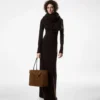 Bolso mediano Audrey de piel de ante Bolso mediano Audrey de piel de ante