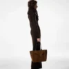 Bolso mediano Audrey de piel de ante Bolso mediano Audrey de piel de ante