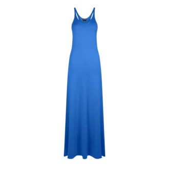 Vestido largo sin mangas de merino fino