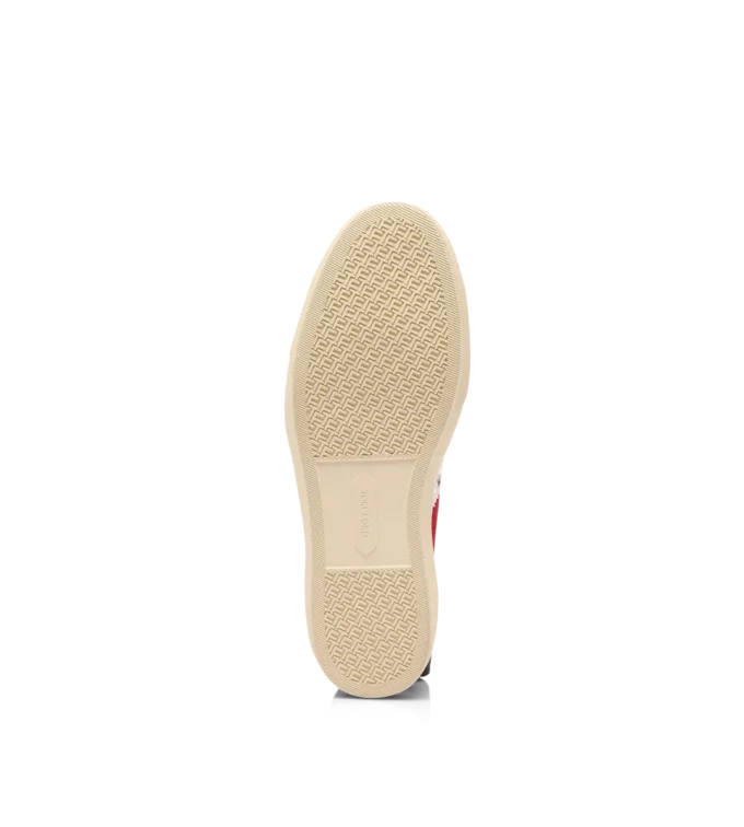 Zapatillas Cambridge de ante y cocodrilo estampado Zapatillas Cambridge de ante y cocodrilo estampado