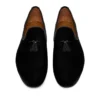 Zapatillas de terciopelo con borlas Nicolas Zapatillas de terciopelo con borlas Nicolas