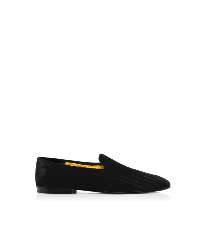 Zapatillas Steven de terciopelo a rayas Zapatillas Steven de terciopelo a rayas