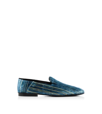 Zapatillas Steven de terciopelo jacquard