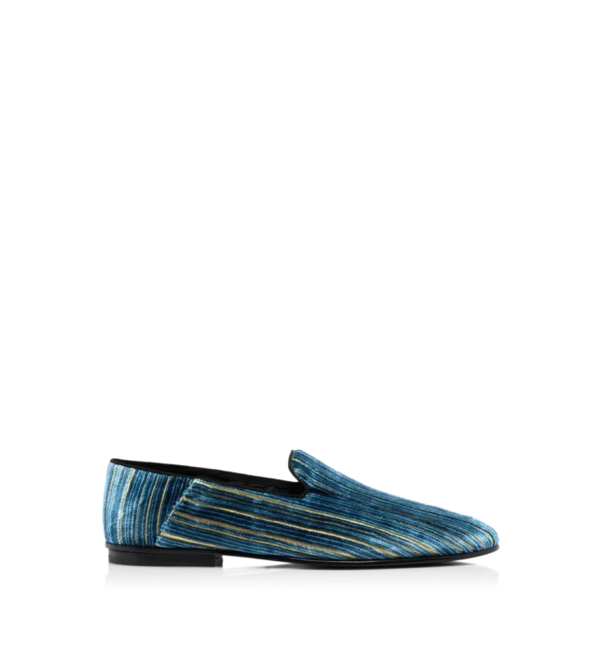 Zapatillas Steven de terciopelo jacquard Zapatillas Steven de terciopelo jacquard