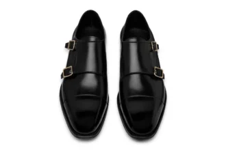Zapato con correa de cuero Claydon
