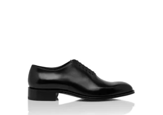 Zapatos con cordones Claydon de piel pulida