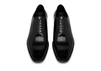 Zapatos con cordones Claydon de piel pulida