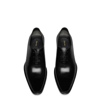 Zapatos con cordones de cuero pulido