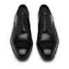 Zapatos con cordones y puntera Elkan de piel lisa