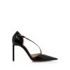 Zapatos de tacón asimétricos de charol Zapatos de tacón asimétricos de charol