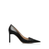 Zapatos de tacón de charol y cuero Zapatos de tacón de charol y cuero