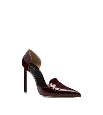 Zapatos de tacón Eva D’Orsay de charol
