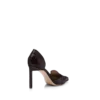 Zapatos de tacón Eva D’Orsay de piel de cocodrilo estampada brillante Zapatos de tacón Eva D’Orsay de piel de cocodrilo estampada brillante