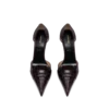 Zapatos de tacón Eva D’Orsay de piel de cocodrilo estampada brillante Zapatos de tacón Eva D’Orsay de piel de cocodrilo estampada brillante