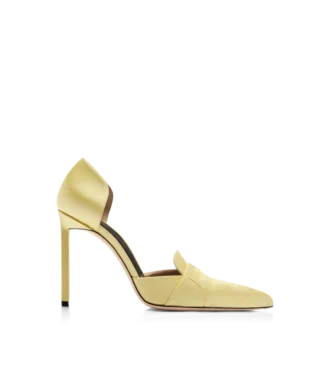 Zapatos de tacón Eva D’Orsay de satén