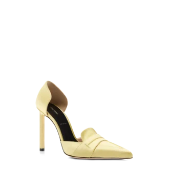 Zapatos de tacón Eva D’Orsay de satén