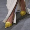 Zapatos de tacón Eva D’Orsay de satén Zapatos de tacón Eva D’Orsay de satén